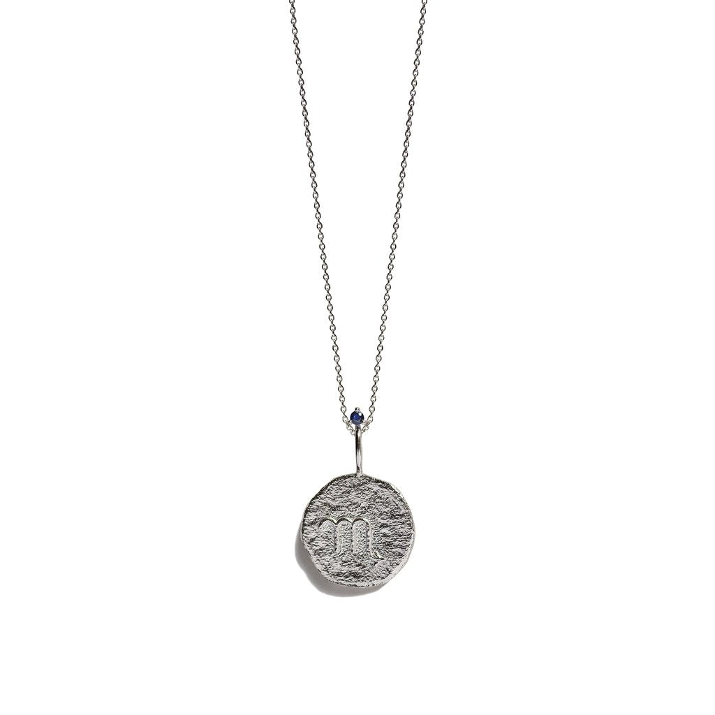 SCORPIO, The Silver Zodiac Necklace By Aletheia & Phos